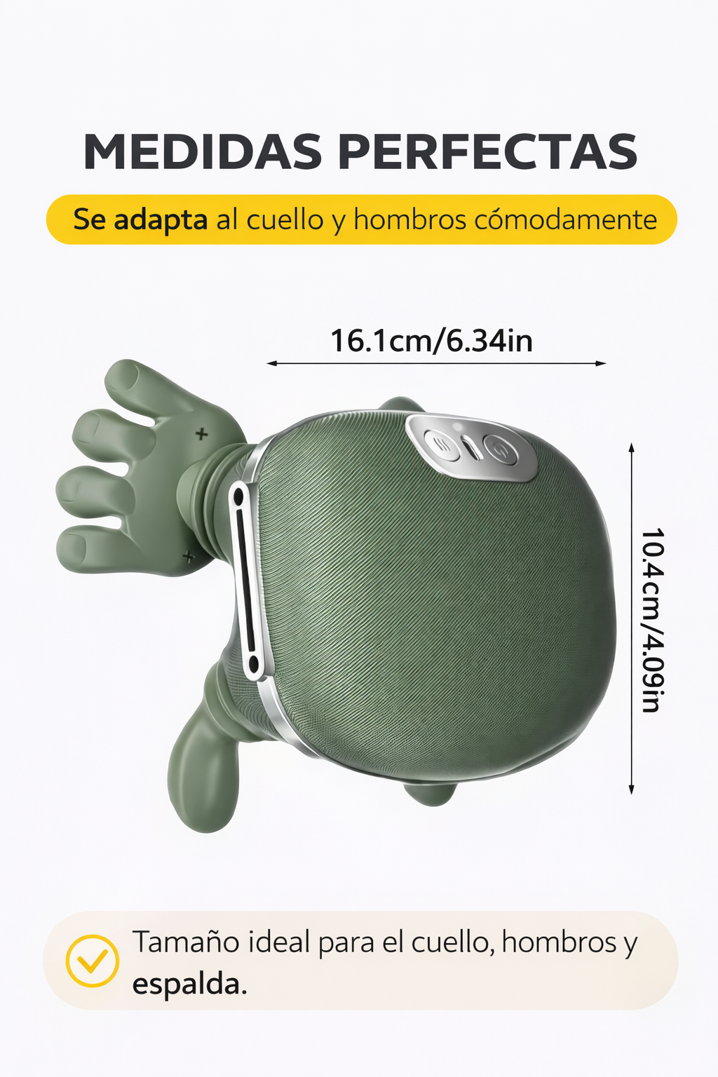 🔥 Masajeador Cervical Inteligente con Calor – Alivio Total en Casa
